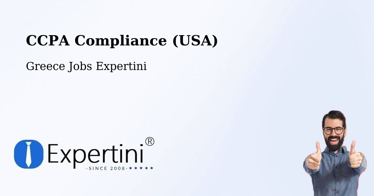 CCPA Privacy Rights & Compliance Notice – Itháki - Greece Jobs Expertini