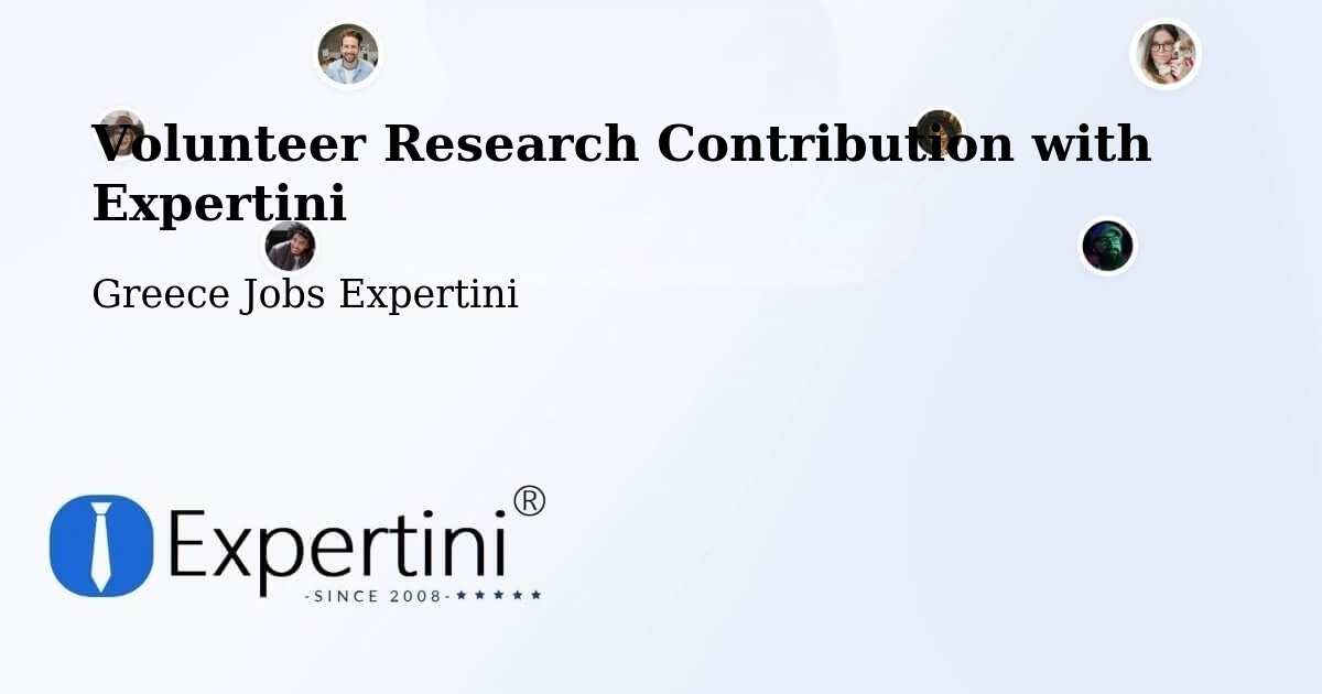 Volunteer Research Contribution Program – Itháki - Greece Jobs Expertini